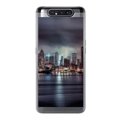 Produktbild von MuchoWow® Handyhülle Schutzhülle Hülle für Samsung Galaxy A80 New York - Amerika - Skyline Silikon Softcase Handy Hülle - Schutzdeckel
