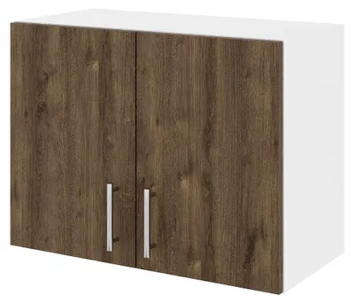 Produktbild von Hängeschrank Karo, Eiche dunkel/weiß, 60 x 30 x 45 cm