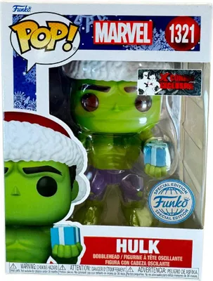 Immagine prodotto di X-Comics Esclusiva Marvel Comics Holiday Funko POP! Figurina da collezione in PVC - Holiday Green Hulk (1321)