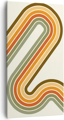 Produktbild von Bild auf Leinwand - Leinwandbild - Einteilig - Abstraktion Weg Gürtel - 55x100cm - Wand Bild - Wanddeko - Wandbilder - Leinwanddruck - Bilder - Wanddekoration - Leinwand bilder - PA55x100-4425