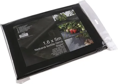 Image de Tissu non tissé Levior 1.6x5m noir 50g/m2