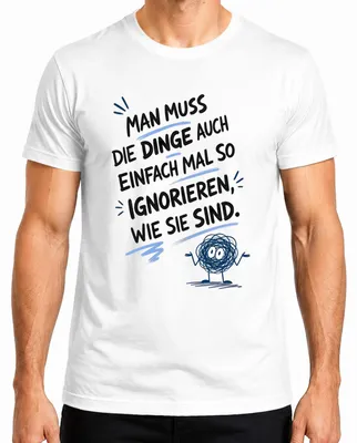 Productafbeelding van "Gewoon en, zoals het is" - Sarcastisch heren T-shirt, wit, maat 3XL