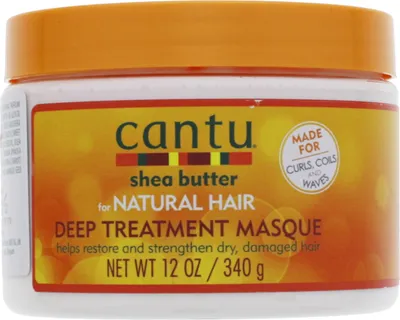 Produktbild von Cantu Shea Butter Deep Tretment Masque kräftigende Maske für sehr trockenes und geschädigtes Haar 340 g