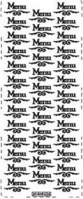 Obrázek produktu pro Ažurový sticker 434 10x23cm zlatý