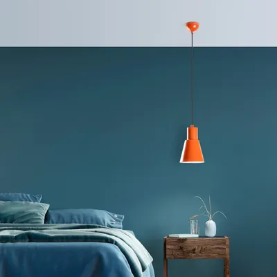 Produktbild von Opviq, Konikkem - Orange, Kronleuchter, METALLKÖRPER, Orange, 14 x 14 x 27 - 114 cm