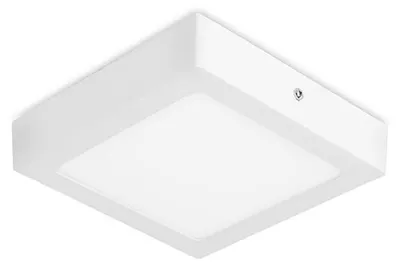 Immagine prodotto di Faretta a incasso quadrata Easy Square, con luce bianca fredda a 6000K, di colore bianco