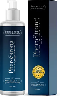 Produktbild von PheroStrong Limited Edition für Männer Massage Oil - Begeistern Sie Frauen mit Pheromonen - 100 ml