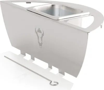 Produktbild von BBQ-Toro Premium Edelstahl Räuchereinsatz "Midland" für Ø 57 cm Kugelgrill