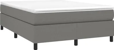Produktbild von Langlebige Boxspringbettgestell Dunkelgrau 140x200cm Stoff - Möbel960690 - Klassische BettenJugendbett Tagesbett