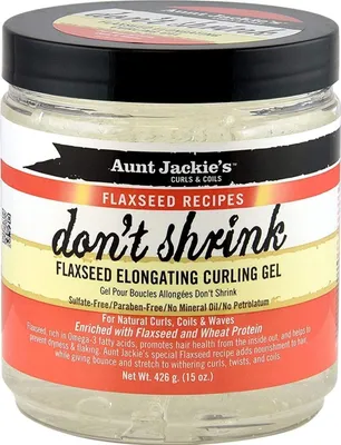 Obrázok produktu pre Aunt Jackie's Gél na vlasy s ln?ným semienkom Don't Shrink 15 oz