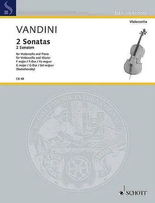 Produktbild von 2 Sonaten F-Dur und G-Durfür Violoncello und Klavier
