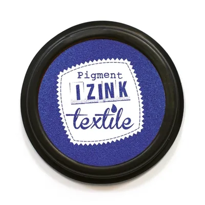 Produktbild von Aladine IZINK Pigment Stempelkissen - Textil Indigo / Blau
