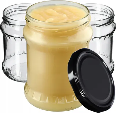 Produktbild von KADAX Einmachgläser mit Deckel "Kisko", Marmeladengläser, Einweckgläser, 500 ml, Schwarz, 24 Stück
