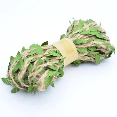 Image de Corde de jute de 10 m d'épaisseur pour la décoration, Noël, Pâques, Halloween