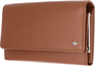 Produktbild von Golden Head Leder Geldbörse Polo RFID Protect Bügelbörse 2801 Cognac braun