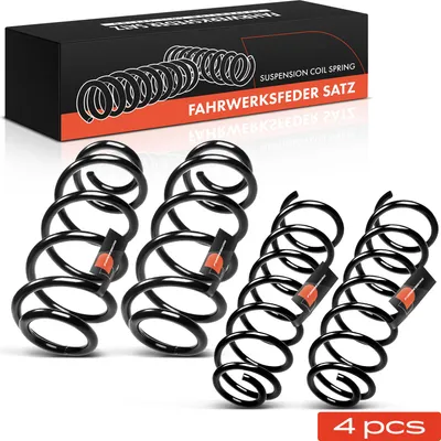 Image de Frankberg 4x Ressorts de suspension Avant Arrière pour Audi A4 8D2 B5 1.6L 1.8L 1994-2000