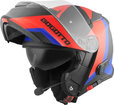 Image de Casque Bluetooth Bogotto V271 BT Zabu, noir/rouge/bleu, S
