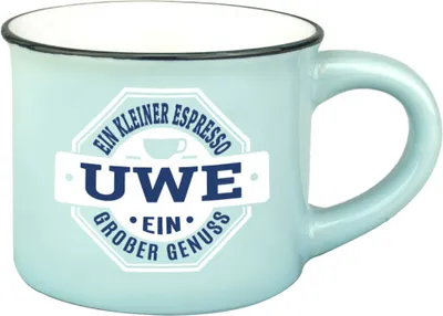 Produktbild von Persönliche Espressotasse Mokkatasse - Uwe