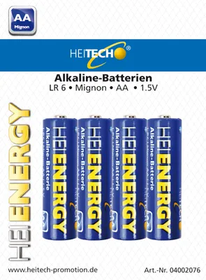 Produktbild von Alkaline Batterien Mignon/AA 4er-Pack