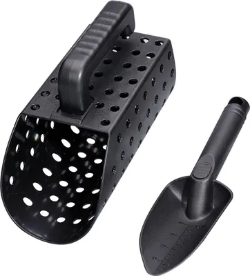 Produktbild von 1 Set Sand Scoop,Hohles Design,Ergonomischer Griff,Mehrzweck mit Maßstabsmarke,Schaufel für Sand,Grabwerkzeug,Kinderspielzeug für Outdoor