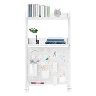 Produktbild von Schreibtisch-Bücherregal, Mehrzweck-Clip-on-Schreibtisch-Organisator, Arbeitsplatte Clip-on-Bücherregal