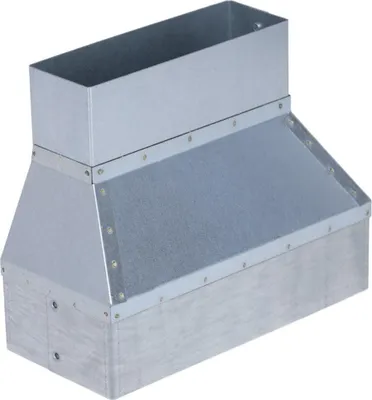 Produktbild von Flachkanal Adapter 200 x 90 mm auf 150 x 50 mm