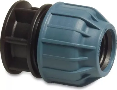 Image de Capuchon PP 32mm pince 10bar noir et bleu