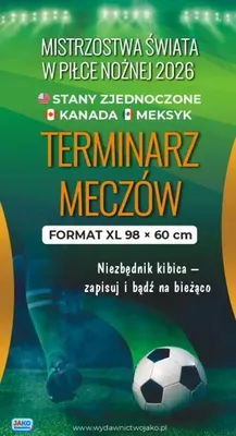 Produktbild von Terminarz meczów Mistrzostwa Świata w Piłce Nożnej 2026