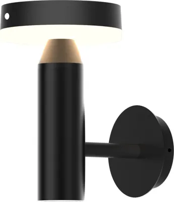 Obrázok produktu pre Vonkajšie solárne nástenné svietidlo moderné dobíjateľné LED 4,5 W neutrálnej farby PIR senzor pohybu a súmraku IP44 GWINEA Polux