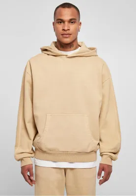 Produktbild von Urban Classics TB4955 | Heavy Terry Garment Dye Hoody Kapuzenpuli Herren - Farbe: unionbeige - Größe: L