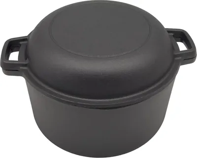 Zdjęcie produktu dla Patelnia żeliwna o średnicy 26 cm, idealna do pieczenia chleba i gulaszy