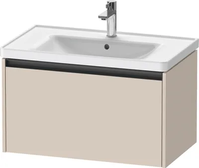 Produktbild von Duravit Ketho.2 Wastafelonderkast 78,4x45,5x44 cm Supermat Taupe