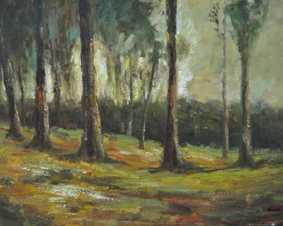 Obrázek produktu pro Vincent Van Gogh umělecký obraz - Okraj lesa, 1882 (40 x 50 cm)