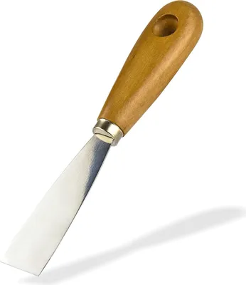 Produktbild von Spachtel Malerspachtel Stielspachtel Gipsspachtel 30 x 25 mm mit Holzgriff