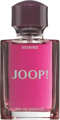 A studio shot of a Joop! Homme Eau de Toilette bottle.