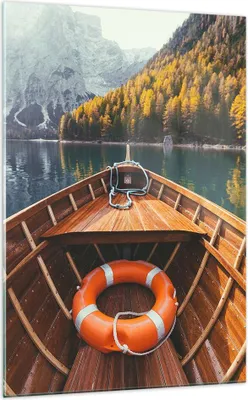 Produktbild von Bilder auf glas - Einteilig - £ódŸ Berge Kajak - 70x100cm - Glasbilder - Wandbilder - Bilder - zum Aufhängen bereit - Wanddekoration aus Glas - Glas Bilder - Wandbild auf Glas - GPA70x100-4981