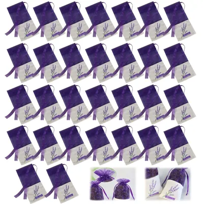 Productafbeelding van Set van 30 Katoenen Zakjes voor Lavendel