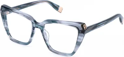 Produktbild von Furla VFU988V Blu/grigio striato 54/17/140 Damen Brillen