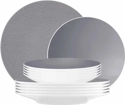 Produktbild von Seltmann Weiden Life Fashion Tafelservice 12-teilig Elegant Grey