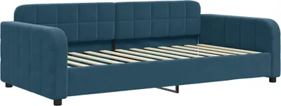 Produktbild von vidaXL Tagesbett Blau 90x200 cm Samt