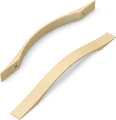 Produktbild von Schrankgriffe Messing - 10 Stück - Lochabstand 160 mm - Küchengriffe