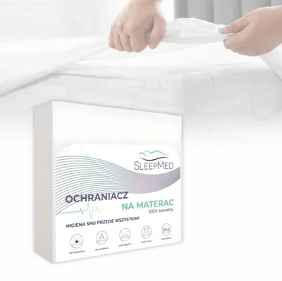 Produktbild von SleepMed Matratzenschoner 140x200 cm 100% Baumwolle wasserdicht