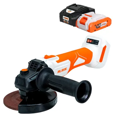 Productafbeelding van Draadloze haakse slijper 125 mm met borstelloze motor en 2 snelheden