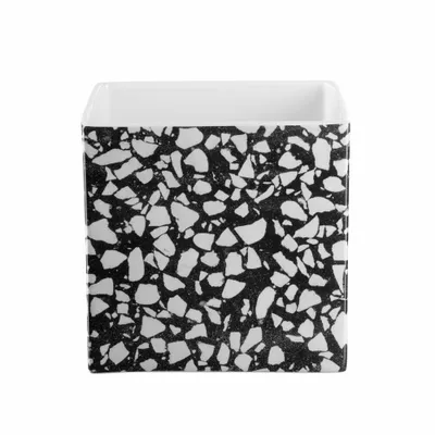 Immagine prodotto di ASA Selection Quadro Terrazzo Übertopf, Blumenvase, Vase, Über Topf, Steingut, H 18 cm, 4623106