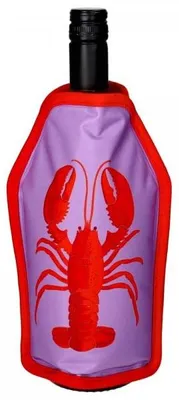 Immagine prodotto di Gift Company Kühlmanschette Froid, Hummer, Flaschenkühler, Weinkühler, Lila / Rot, 1218401014