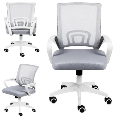 Zdjęcie produktu dla Ergonomiczne krzesło biurowe dla młodzieży, z regulowanymi podłokietnikami