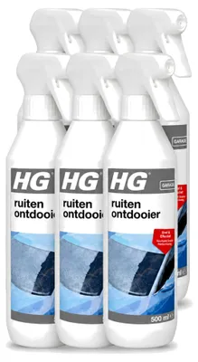 Produktbild von 6 x HG Scheibenenteiser Spray - 500 ml - Vorteilspackung - 6 Stücke