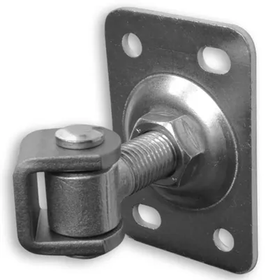 Obrázok produktu pre LogistSystem Nastaviteľný závesný čap, pozinkovaný, M20 – doska 110 x 75 mm, 1 ks – 61.062.04