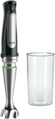 Immagine prodotto di Braun | MQ7000X MultiQuick Immersion | 1000 W | Frullatore a immersione | Frullatore a mano | Numero di velocità 2 | Nero/ Acciaio inox