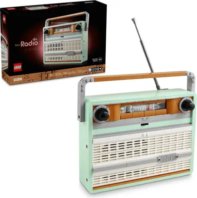 Immagine prodotto di Icone LEGO Retro-Kofferradio 10334